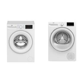 Set výrobků Beko B3WFU48415WWES + B3T42242 bílá barva
