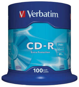 Verbatim Extra Protection CD-R DL 700MB/80min, 52x, 100-cake