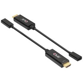 Redukce Club3D HDMI/USB-C, aktivní (CAC-1333) černá - zánovní - 24 měsíců záruka