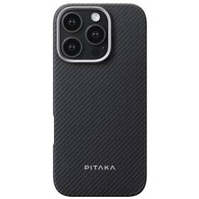 Kryt na mobil Pitaka Ultra-Slim na Apple iPhone 16 Pro Max černá barva
