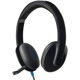 Headset Logitech H540 USB (981-000480) černý - s kosmetickou vadou - 12 měsíců záruka