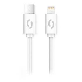 Kabel Aligator Power USB-C/Lightning, 30W, 3A, 1,5m bílá barva
