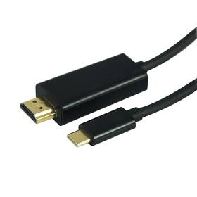GoGEN HDMI 1,4 / USB typ C 3.1, 1,5m, pozlacený