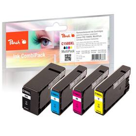 Inkoustová náplň Peach Canon PGI-1500XL, MultiPack, 1x37/3x13 ml - CMYK (319385)