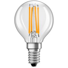 Žárovka LED Osram Classic P 40 Filament 2,5W Clear E14, teplá bílá (4099854066290)
