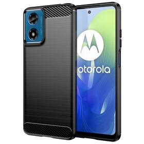 Kryt na mobil WG Carbon na Motorola Moto G04 4G (12216) černý