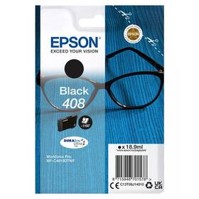 Inkoustová náplň Epson 408 DURABrite Ultra, 1100 stran (C13T09J14010) černá