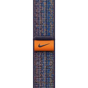 Řemínek Apple 45mm Game Royal/oranžový provlékací sportovní  Nike (MTL53ZM/A)