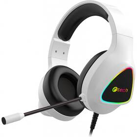 Headset C-Tech Midas bílá barva
