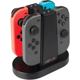 Dokovací stanice Venom VS4796 pro Nintendo Switch Joy-Con černá barva
