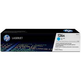 Toner HP 126A, 1 000 stran (CE311A) azurový