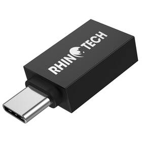 Redukce RhinoTech USB/USB-C (RTACC322) černá - s kosmetickou vadou - 12 měsíců záruka