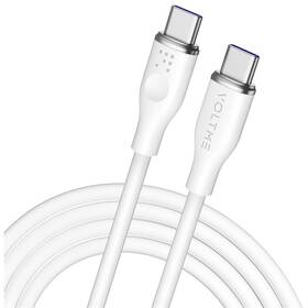 Kabel Voltme Powerlink Moss Series USB-C/USB-C, CTC 5A/100W 1,8m bílá barva
