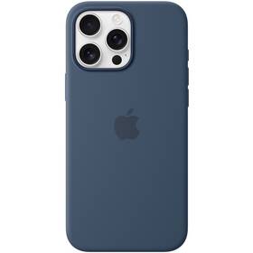 Kryt na mobil Apple iPhone 16 Pro Max Silicone Case s MagSafe - denimový 
