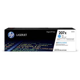 Toner HP 207X, 2 450 stran (W2211X) azurový