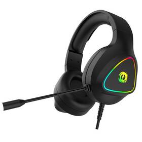 Headset Canyon Shadder GH-6, RGB podsvícení, USB + 3,5mm jack, 2m kabel černá barva
