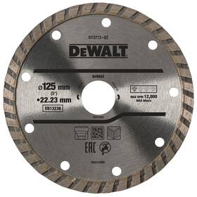 Řezný kotouč Dewalt DT3712, 125 × 22,2 mm