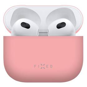 Pouzdro FIXED Silky pro Apple Airpods 3 (2021) růžové - zánovní - 24 měsíců záruka