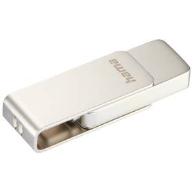 USB Flash Hama Uni-C Rotate Pro 32 GB (182494) stříbrný
