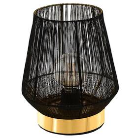 Stolní lampička Eglo Escandidos (99808) černá/zlatá