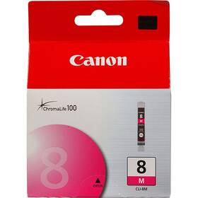 Inkoustová náplň Canon CLI-8M, 420 stran (0622B001) purpurová