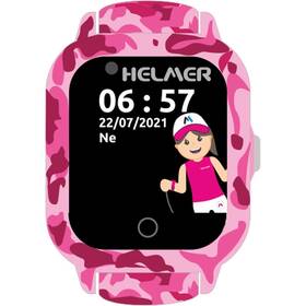 Chytré hodinky Helmer LK 710 dětské s GPS lokátorem (hlmlk710r) červené - s kosmetickou vadou - 12 měsíců záruka