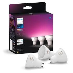 Chytrá žárovka Philips 4.2W, GU10, White and Color Ambiance, 3 ks 
