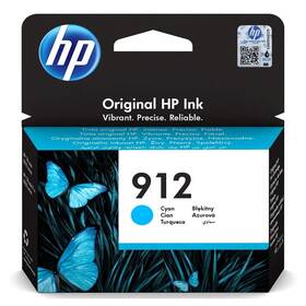 Inkoustová náplň HP 912, 315 stran (3YL77AE) azurová