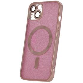 Kryt na mobil CPA Mag Glitter Chrome na Apple iPhone 15 Plus (GSM175268) růžový