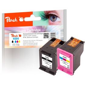 Inkoustová náplň Peach HP 304, MultiPack, 120/110 stran - CMYK (320054)