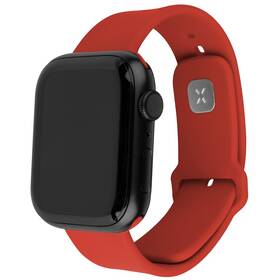 Řemínek FIXED Silicone Sporty Strap na Apple Watch 42/44/45mm (FIXSST2-434-RD) červený