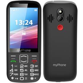 Mobilní telefon myPhone Halo 4 LTE Senior (TELMYSHALO4LBK) černý