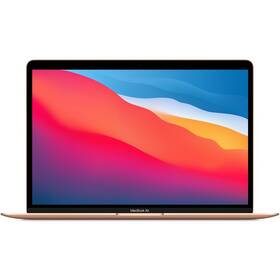 Notebook Apple MacBook Air 13" M1 512 GB - Gold CZ (MGNE3CZ/A) - s kosmetickou vadou - 12 měsíců záruka