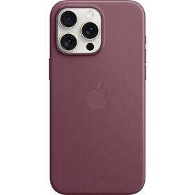 Kryt na mobil Apple FineWoven Case s MagSafe pro iPhone 15 Pro Max - morušově rudý (MT4X3ZM/A)