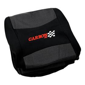 Potahy sedadel Compass  CARBON DARK černé AIRBAG 9ks