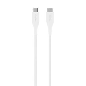 Kabel Puro USB-C/USB-C 30 W, 1 m bílá barva
