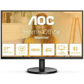 Monitor AOC U27B3M černá barva
