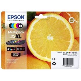Inkoustová náplň Epson 33XL, 400/530/3x650 stran - CMYK (C13T33574011)