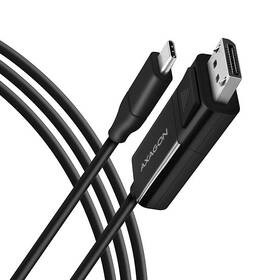 Kabel Axagon USB-C / DisplayPort, 1,8m, 4K/60Hz (RVC-DPC) černý