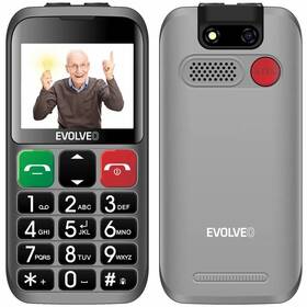 Mobilní telefon Evolveo EasyPhone ET (EP-851-ETS) stříbrný