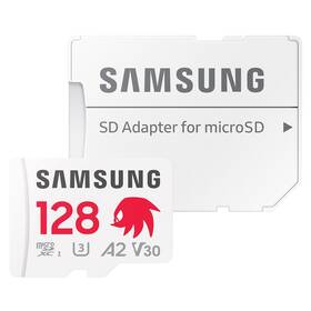 Samsung Micro SDXC PRO Plus 128GB UHS-I U3 (180R/130W) Sonic the Hedgehog™+ SD adaptér