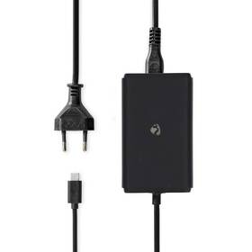 Napájecí adaptér Nedis GaN 45 W, univerzální, USB-C černá barva
