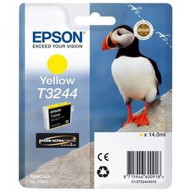 Inkoustová náplň Epson T3244, 14 ml (C13T32444010) žlutá