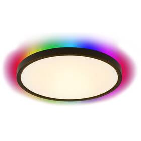 Stropní svítidlo IMMAX NEO LITE TUDO SMART, RGB, Wi-Fi, TUYA, kulaté (07166-B40) černé