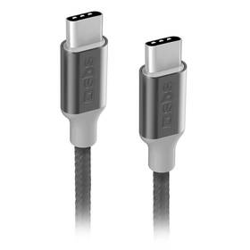 Kabel SBS USB-C/USB-C, PD, 25 W, 1,5 m černá barva
