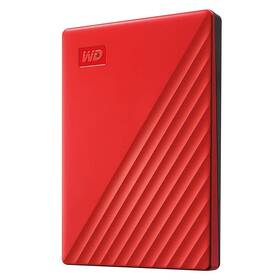 Externí pevný disk 2,5" Western Digital My Passport Portable 2TB, USB 3.0 (WDBYVG0020BRD-WESN) červený