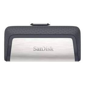 USB Flash SanDisk Ultra Dual 64GB OTG USB-C/USB 3.1 (SDDDC2-064G-G46) černý/stříbrný
