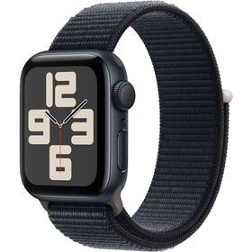 Chytré hodinky Apple Watch SE 2023 GPS 40mm pouzdro z temně inkoustového hliníku - temně inkoustový provlékací sportovní řemínek (MRE03QC/A) - zánovní - 24 měsíců záruka