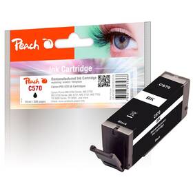Inkoustová náplň Peach Canon PGI-570, 330 stran (320126) černá