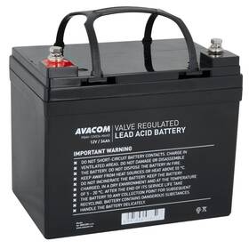 Olověný akumulátor Avacom 12V 34Ah M6 DeepCycle (PBAV-12V034-M6AD)